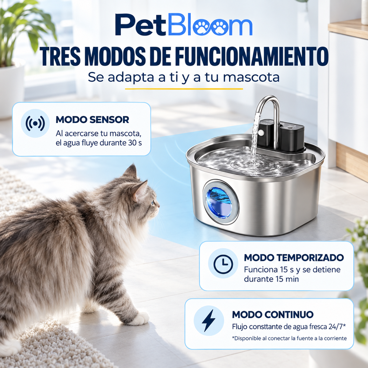 PetBloom Hydra™ Inalámbrica